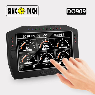गुणवत्ता DO909 12v 7 Inch LCD 9VDC कार रेसिंग डैशबोर्ड गेज फैक्टरी